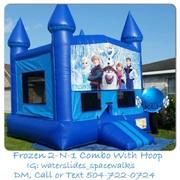 Deluxe Combo With Hoop - Blue Frozen Theme Deluxe Combo With Hoop - Blue Frozen Theme